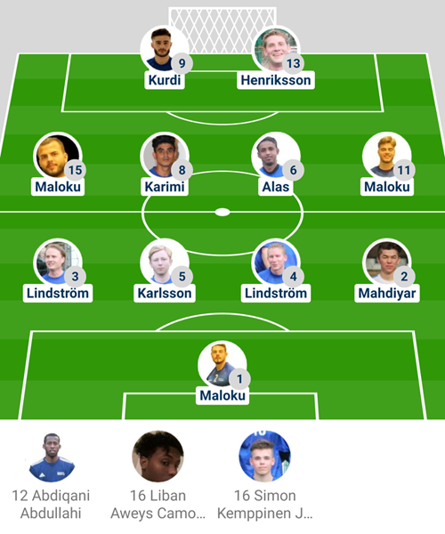 Startelvan borta mot Dals Långeds IK.