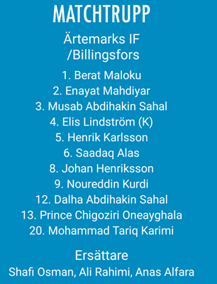 Startelvan mot IFK Åmåls U-lag